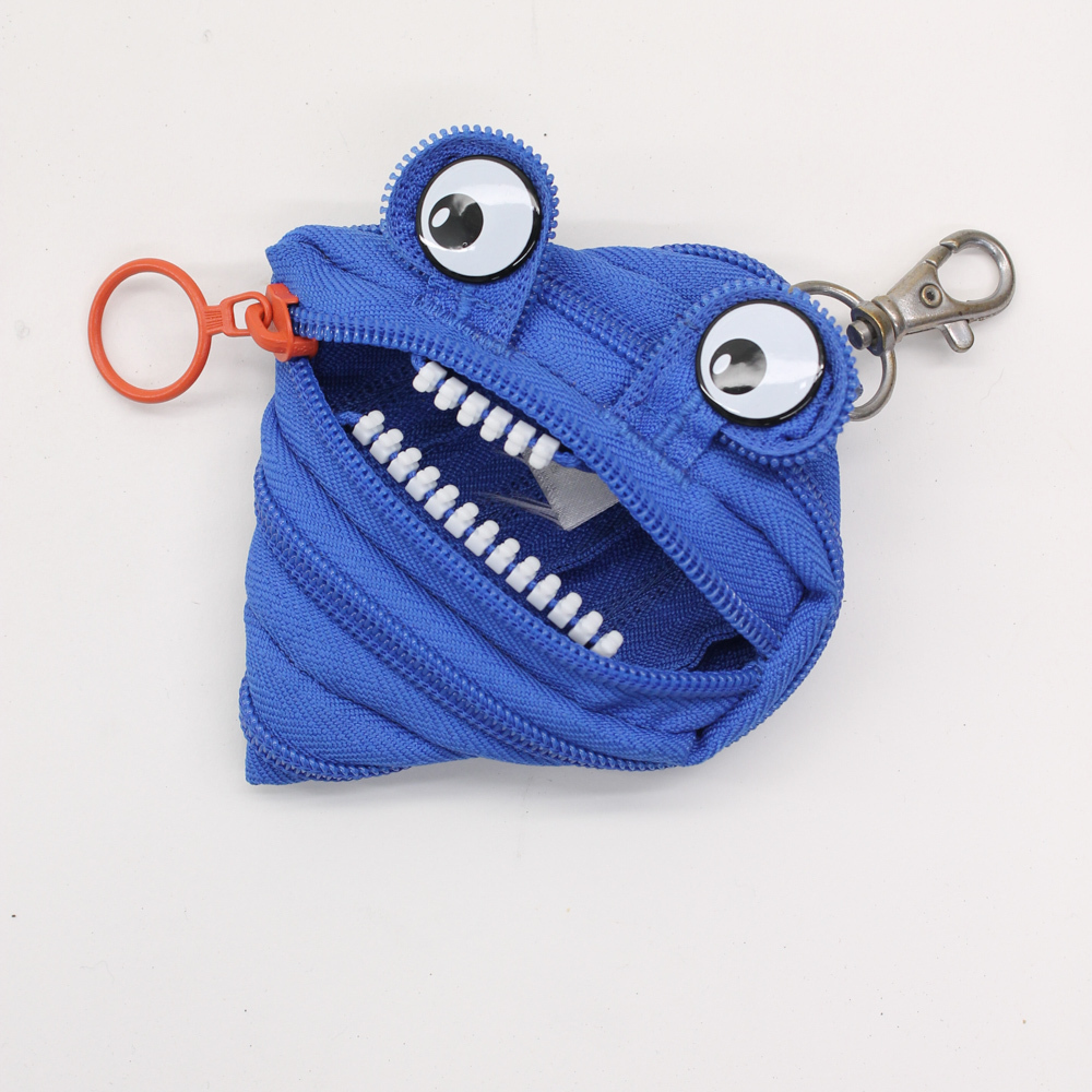 ZIPIT small blue coin pouch